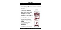 GM-73 -  Nettoyant puissant d'équipement laitier et alimentaire - 909ml